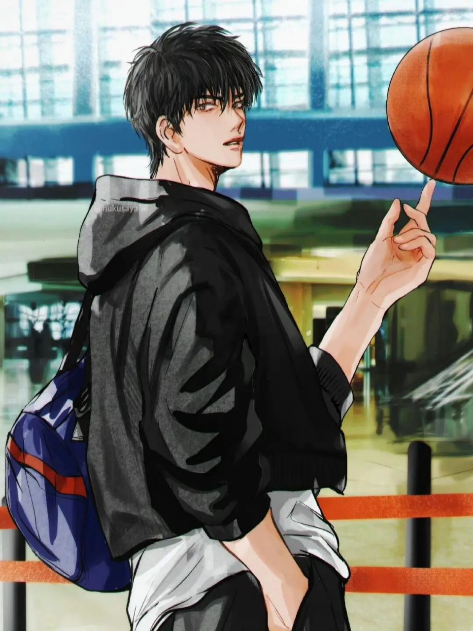 偶遇 #动漫# #流川枫##灌篮高手# :hukusaya_e