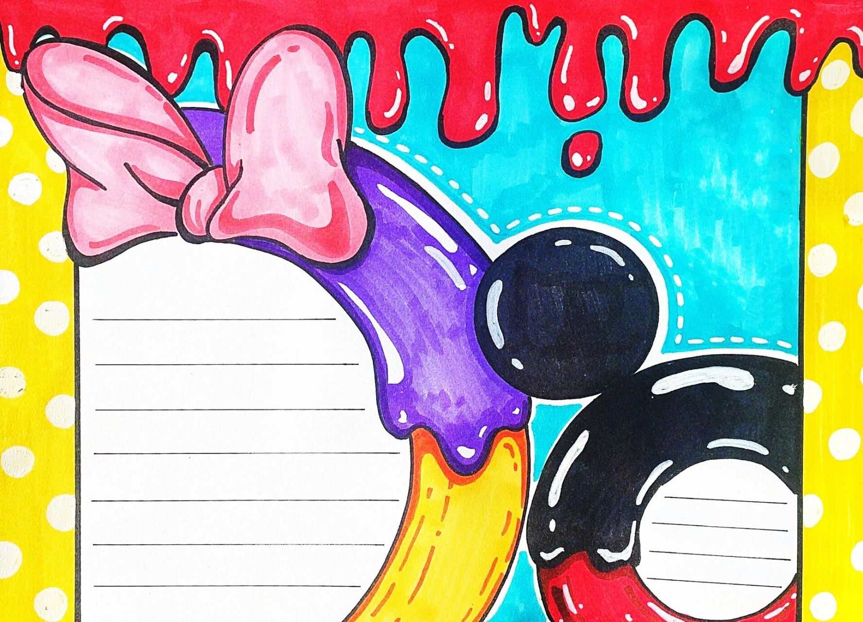 来个简简单单的迪士尼版手抄报吧!