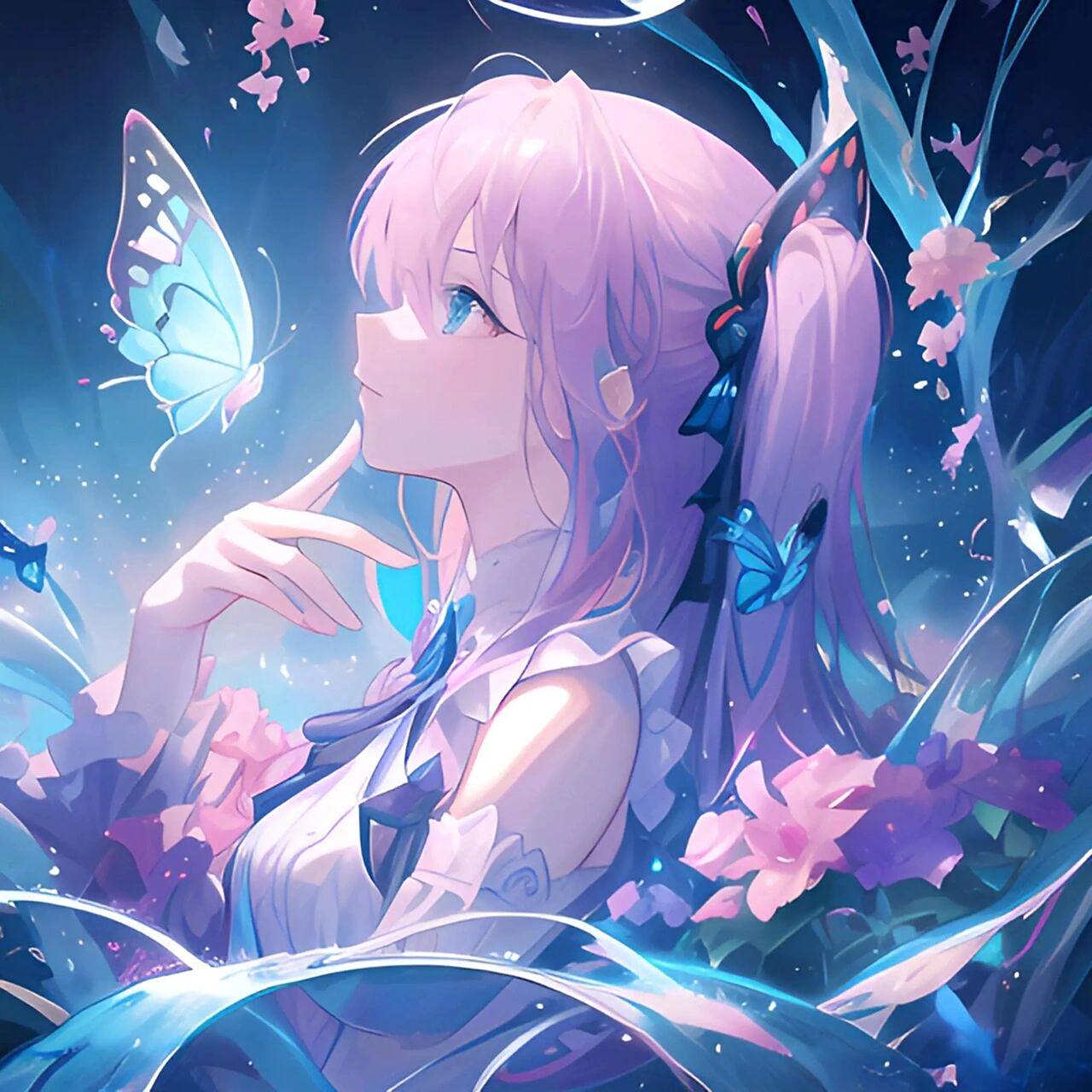 花海,蝴蝶梦幻系头像 非常梦幻的一组,可接定制