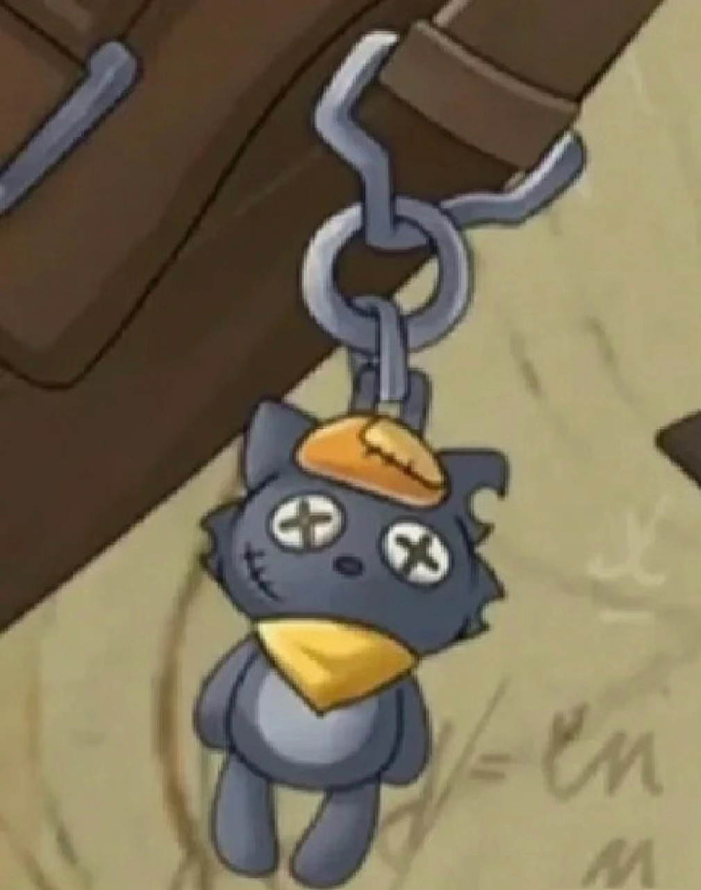 石塑粘土-灰太狼挂件 冒泡