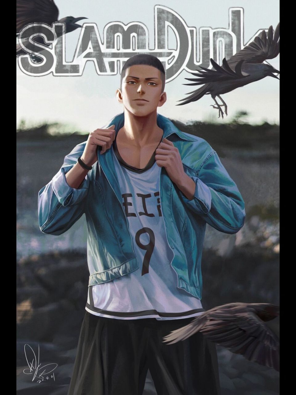 "有仇就报,三倍奉还"—泽北荣治 今天画的是山王工业的王牌,全国最强