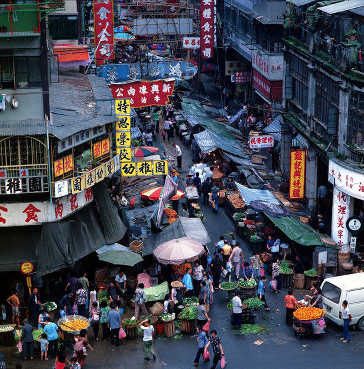 80年代香港街景图片