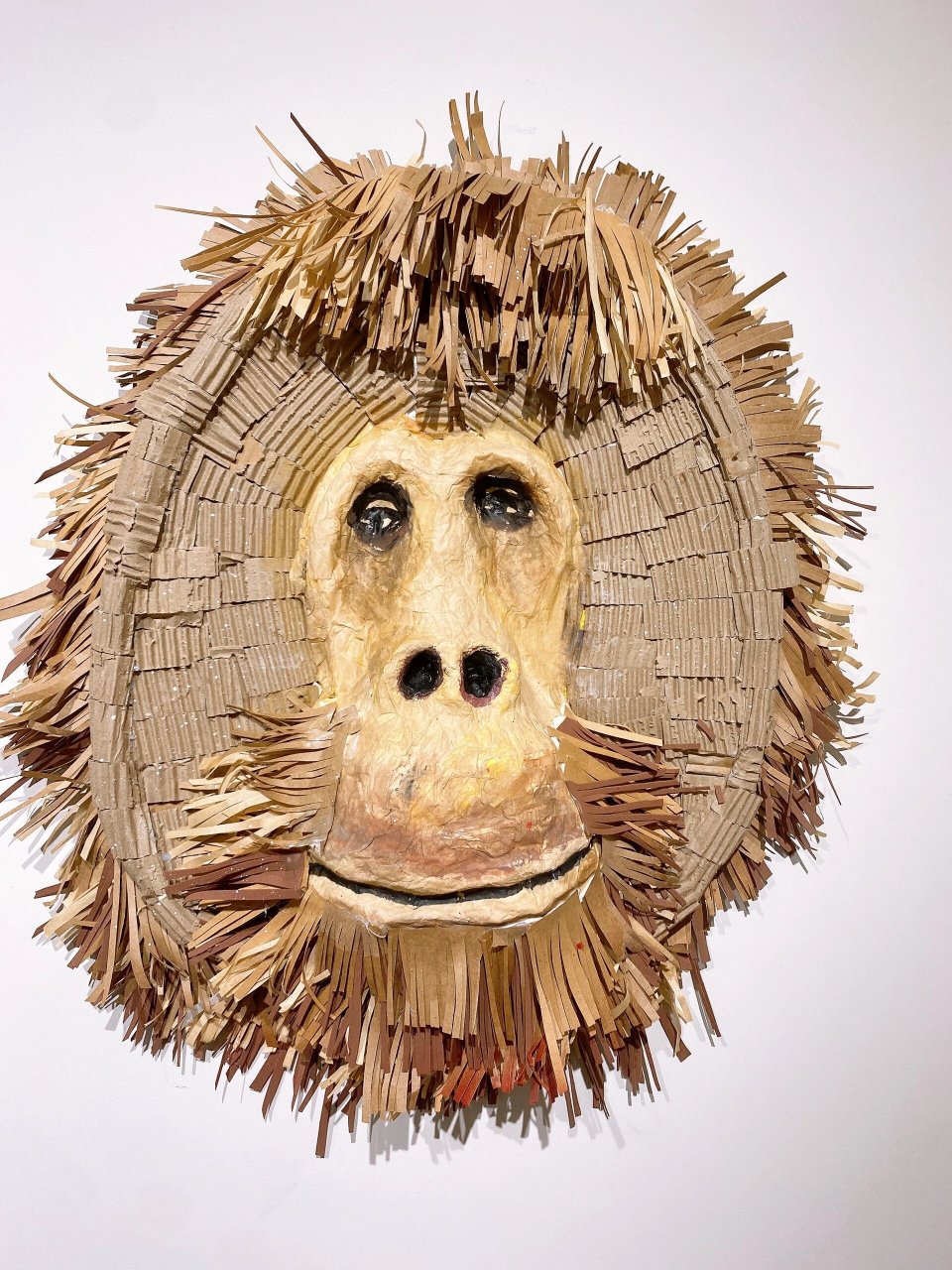 新环创废旧纸艺改造动物 感觉有艺术馆那个味道了