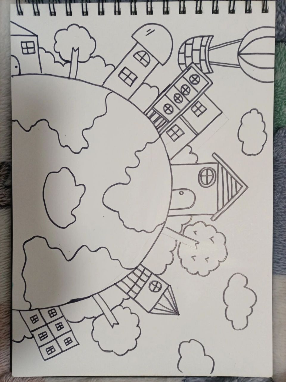 幼儿园简笔画来喽 幼儿园主题画