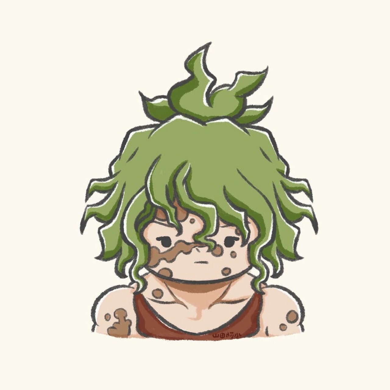 【鬼灭之刃|q版小头像|第三弹】 第三弹的人物: 伊黑小芭内,妓夫太郎