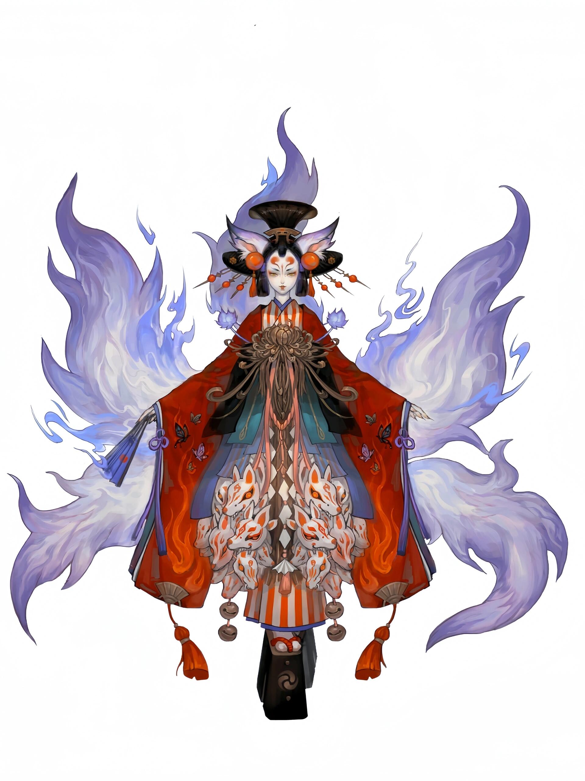 阴阳师玉藻前立绘