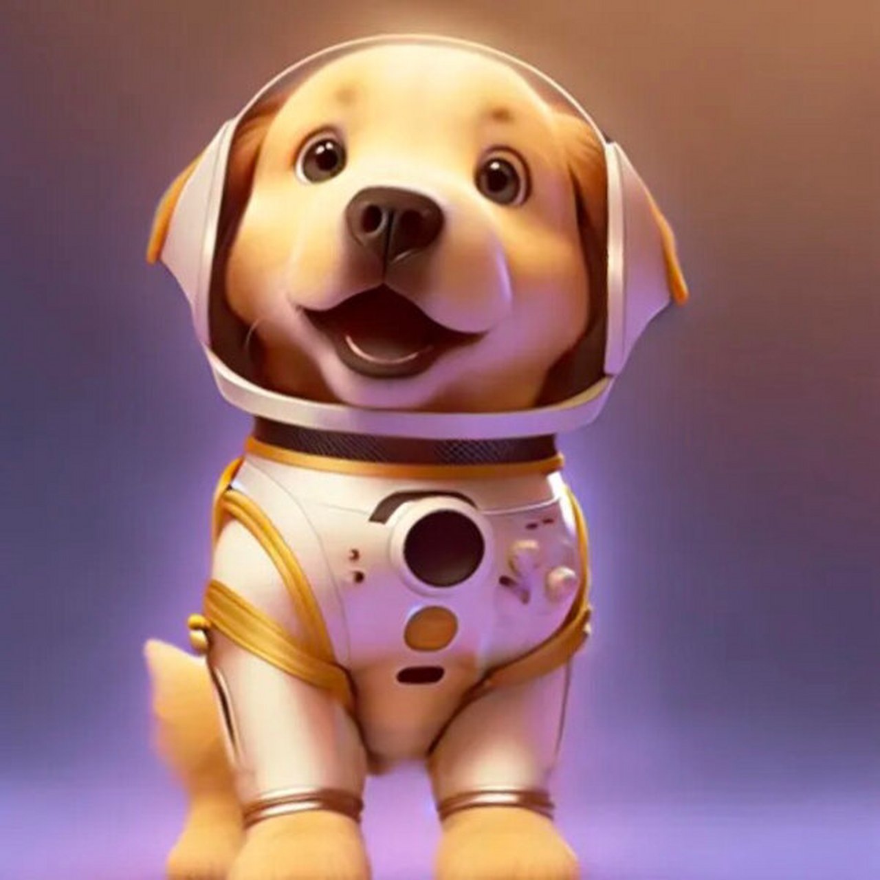 超可爱金毛宝宝头像