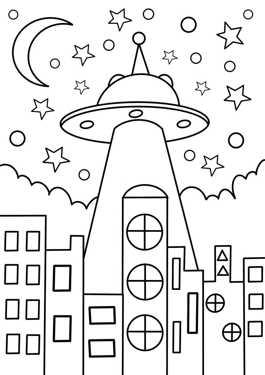 儿童画 创意画 简笔画 带线稿哦