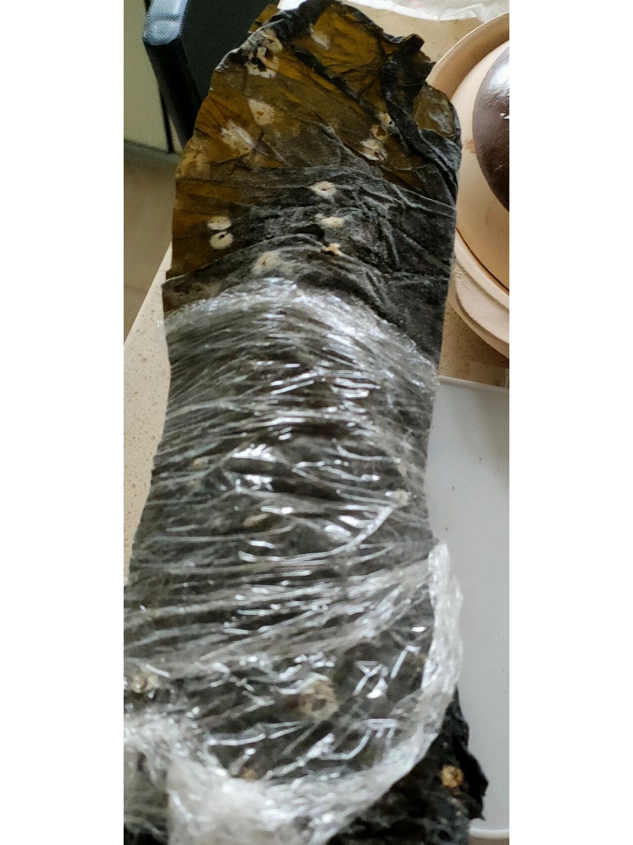 这样的干海带是发霉了吗?