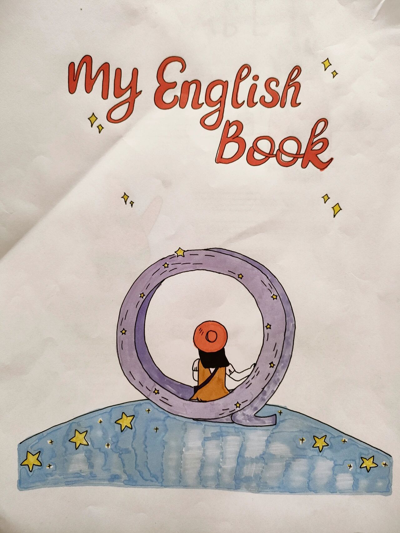 六年级自制英语书封面封底@猪嘭嘭说的动态