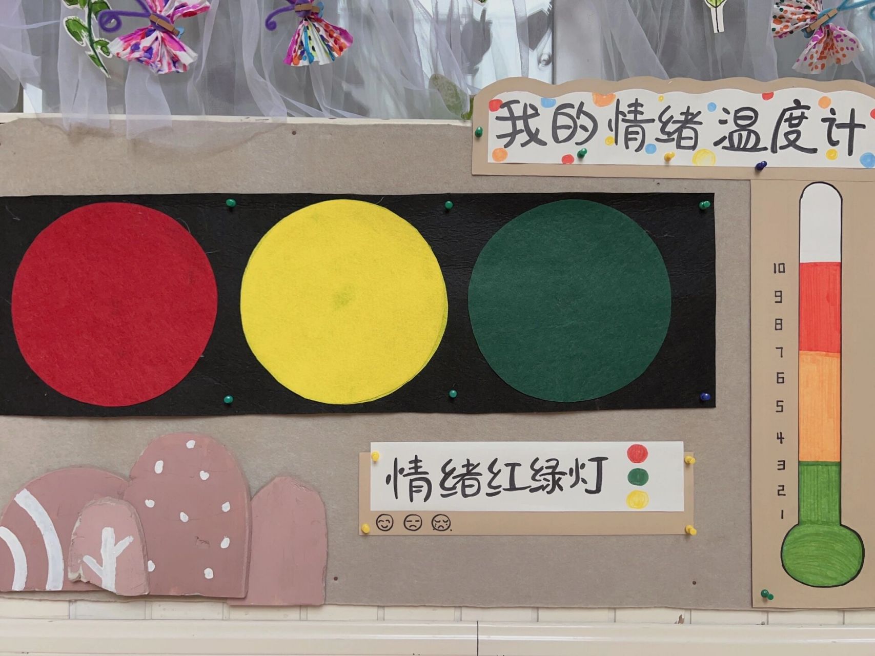 小班情绪墙| 情绪红绿灯01 今天的心情是什么?