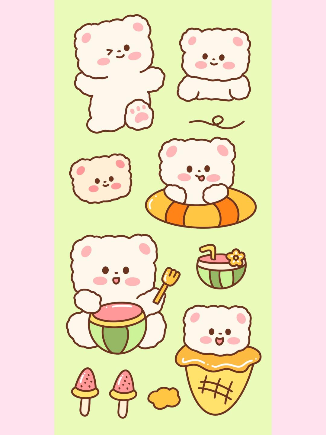 手帐素材 丨卡通素材丨简笔画素材91566