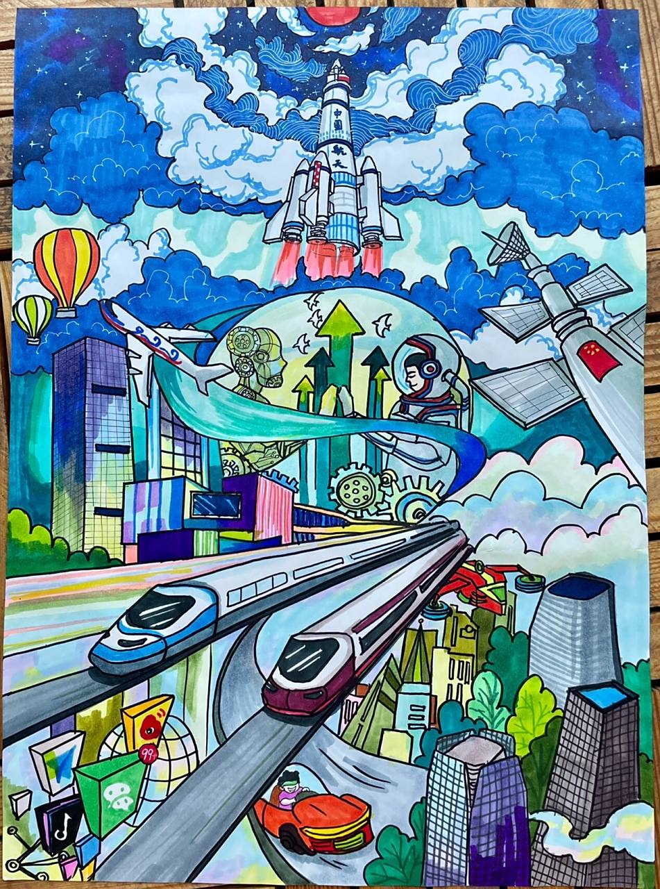科技让生活更美好 科技改变现代生活主题绘画比赛