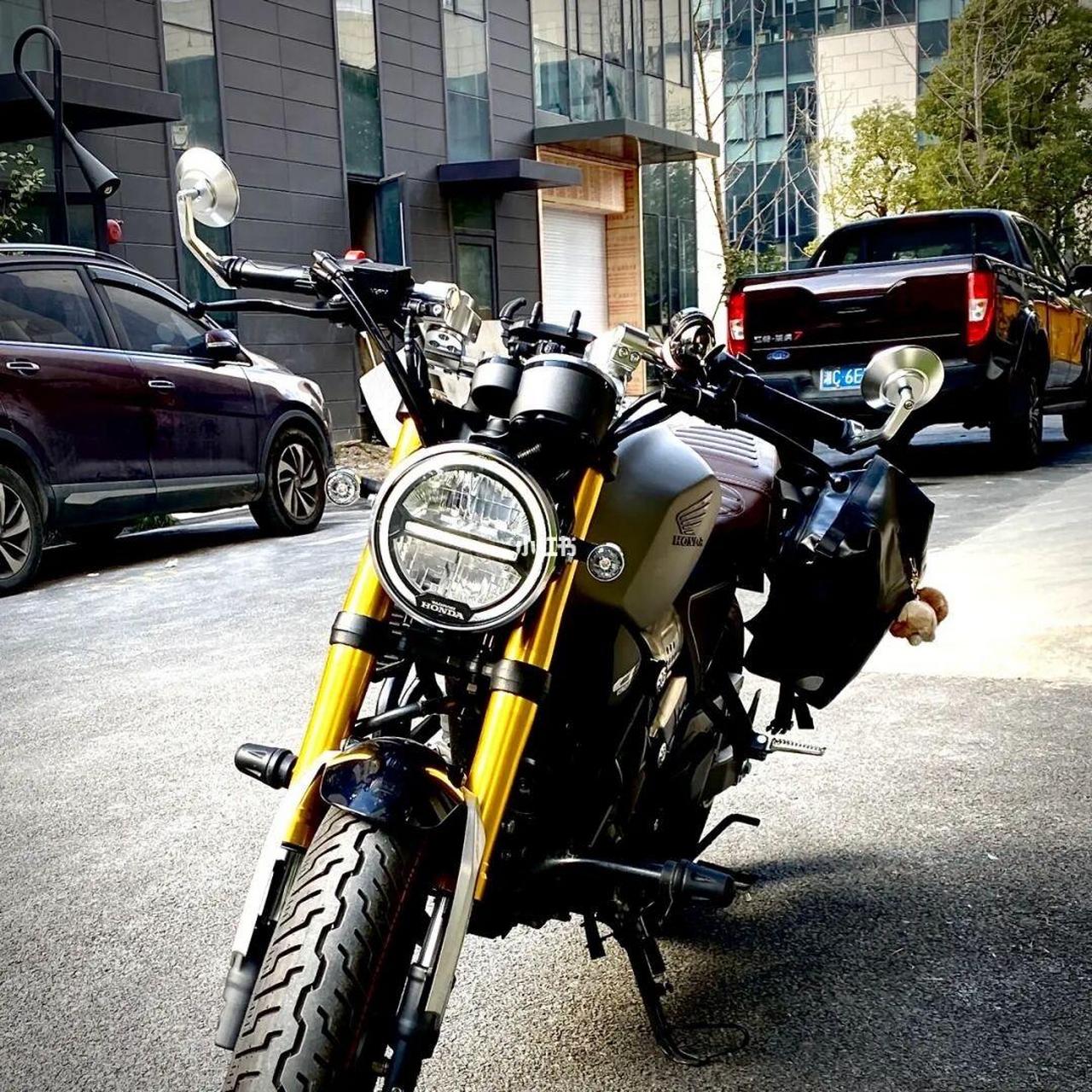 本田190ss cafe racer复古机车摩托风初步改装完成 终于成了理想中的