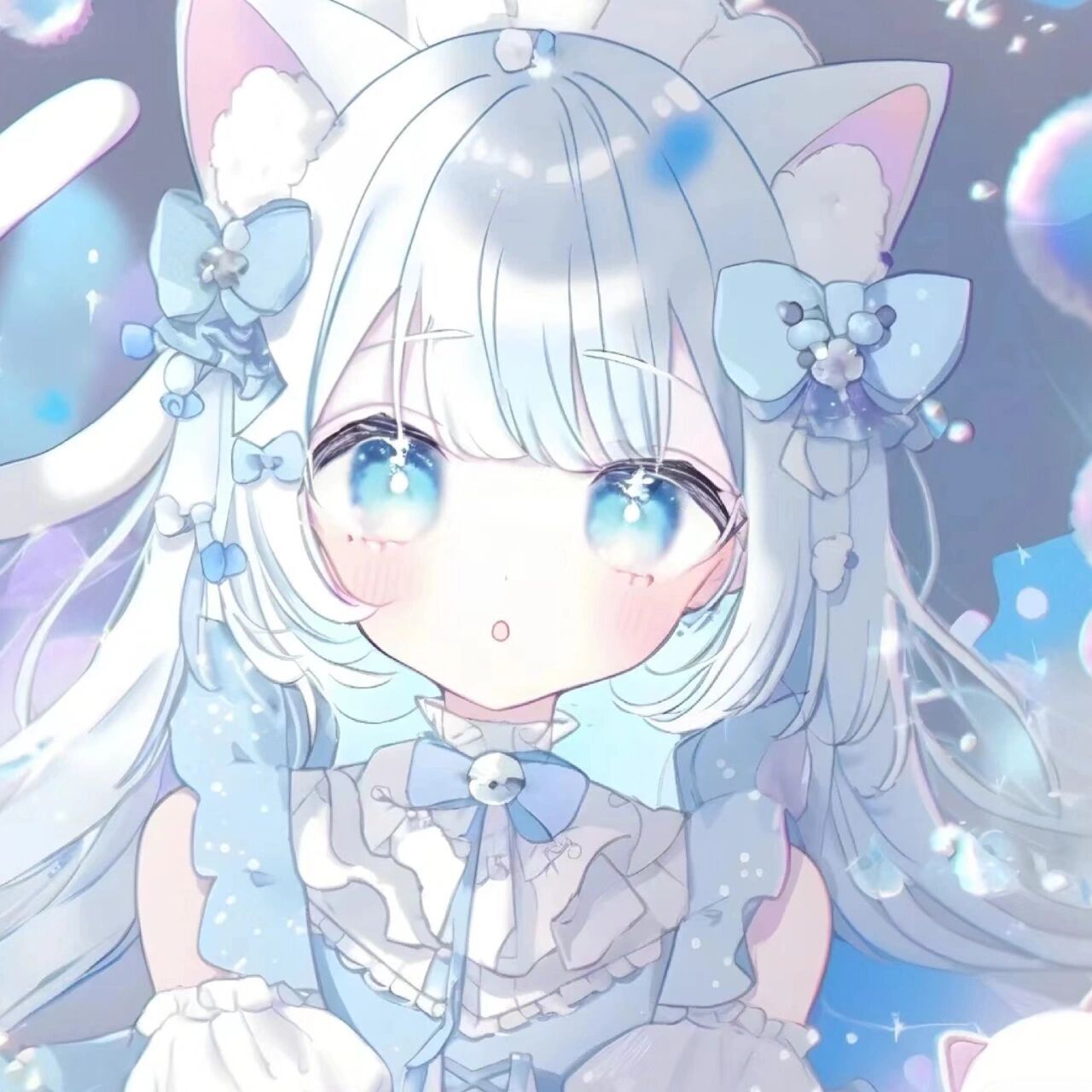三丽鸥超可爱的似人头像