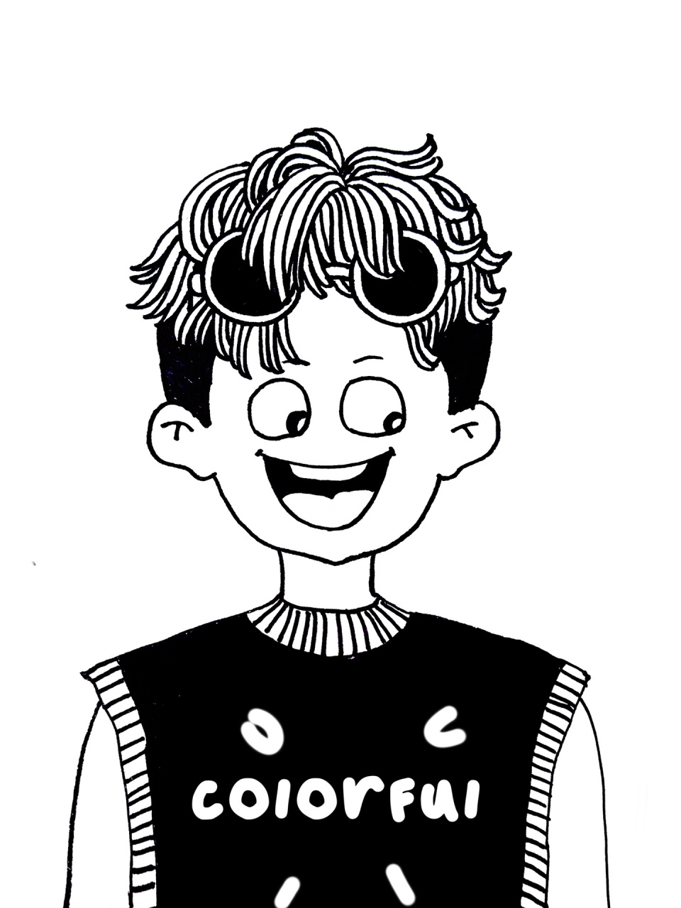 线描——《人物头像》