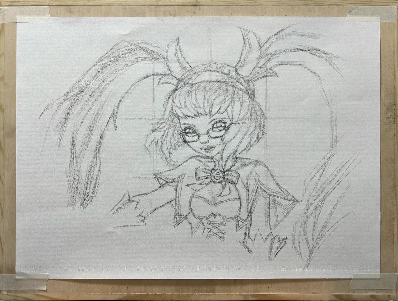 安琪拉之暗夜萝莉,绘画过程分享