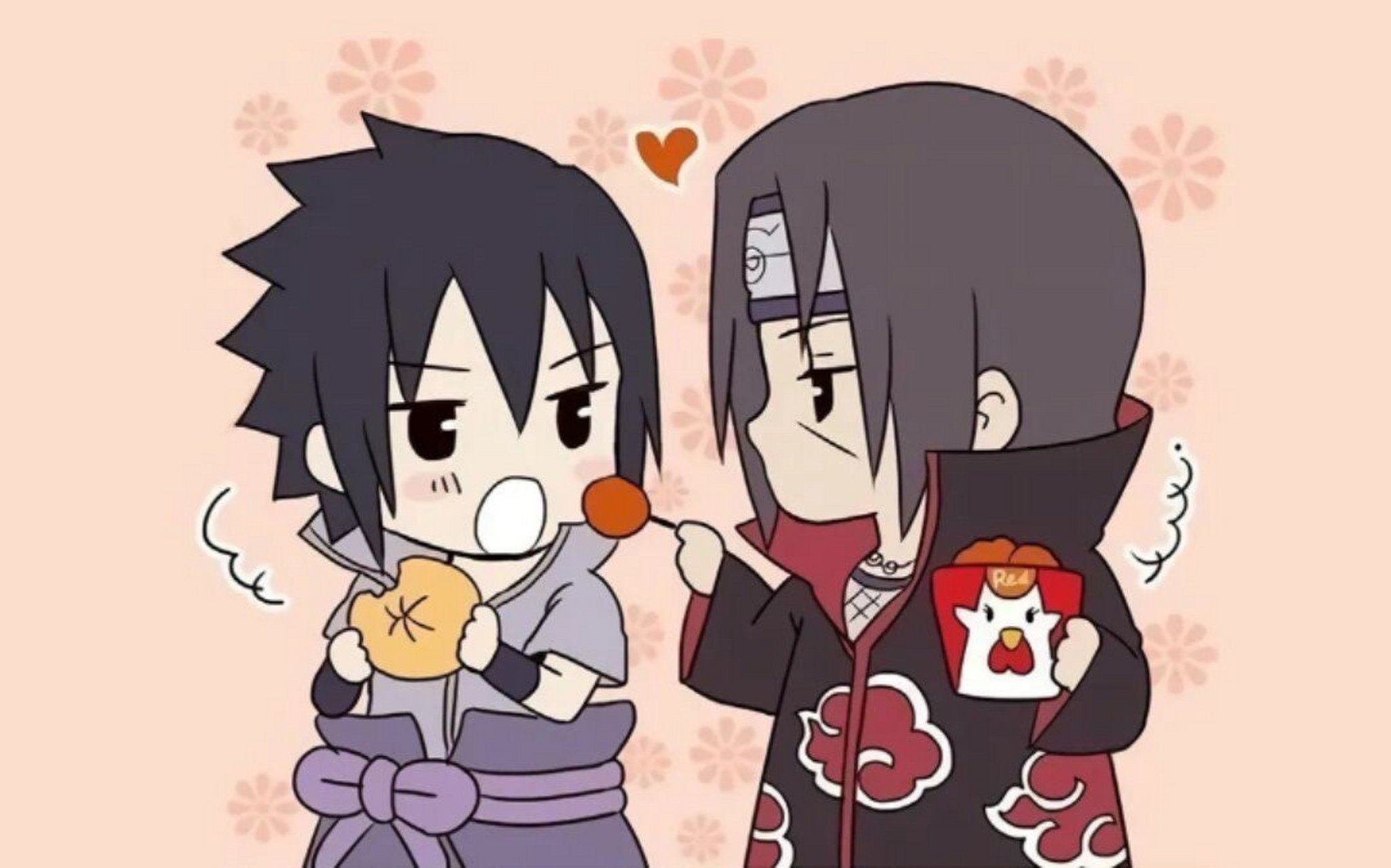 可爱的鼬和佐助兄弟图片