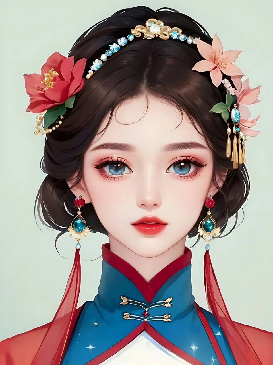 国风特色女生头像系列 求画师名 时间从来不回答 生命从来不喧哗