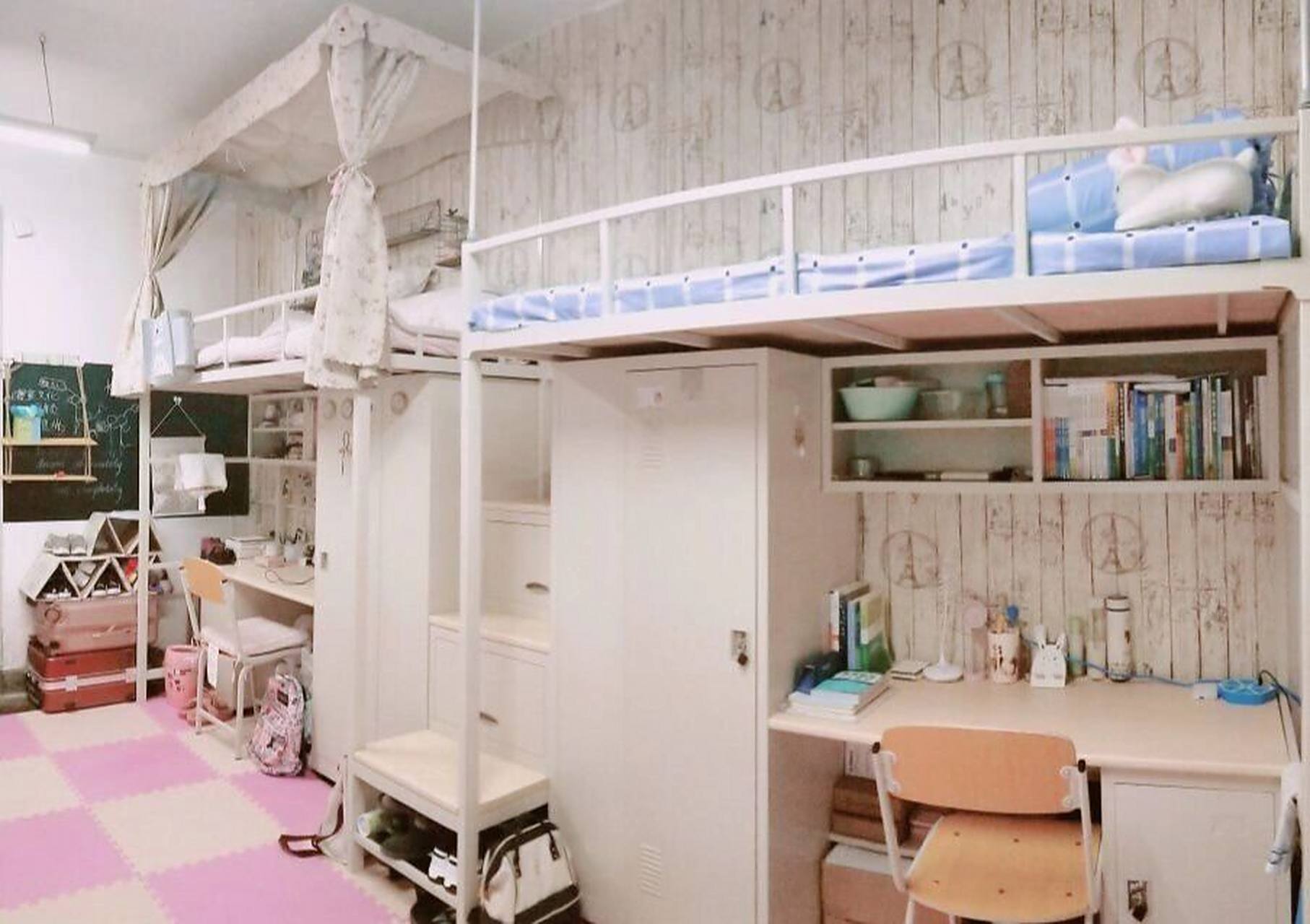 大连工业大学新生2022级宿舍篇图片2 上床下桌4-6人间,全校也不光是