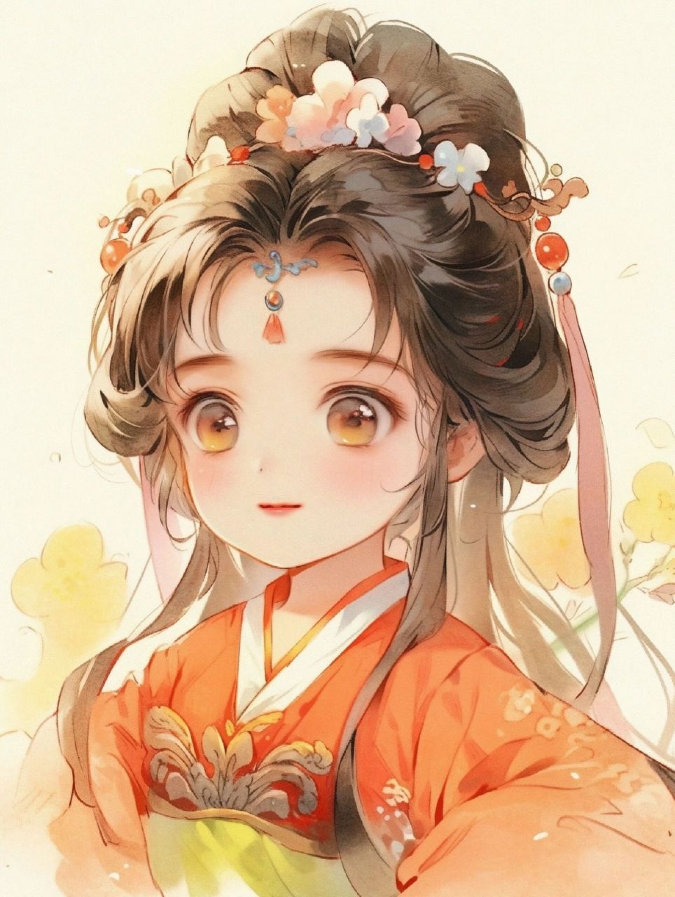 q版古风女生头像