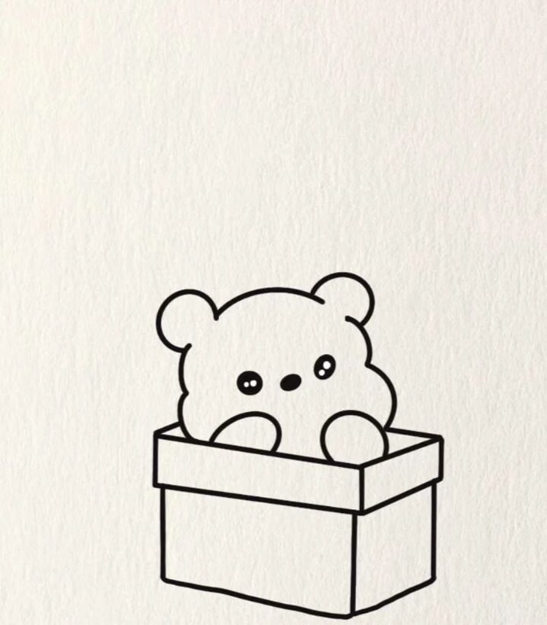 小熊气球简笔画