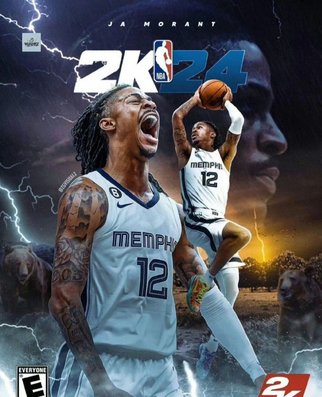 2k要转成枪战游戏吗 多家媒体爆料莫兰特将会是nba 2k24封面球员 67