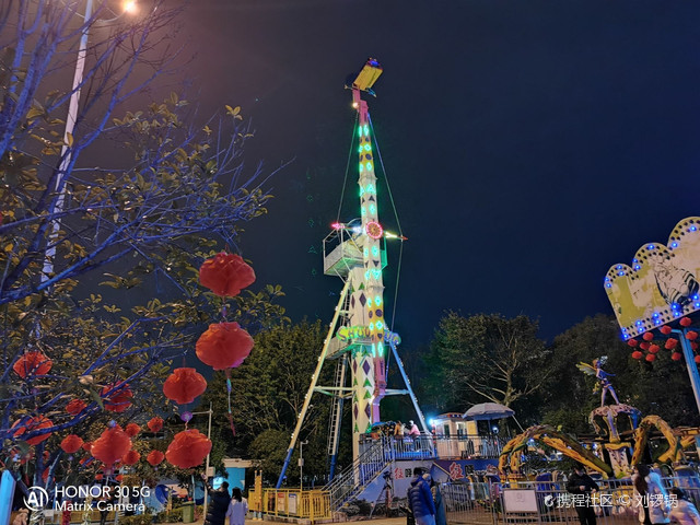 开州举子园夜景图片