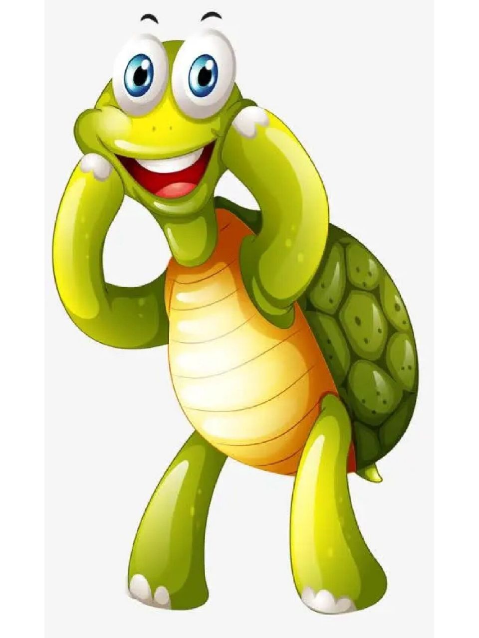 看图写话 我家的乌龟 我养了一只小乌龟,它有我手掌那么大,非常可爱.