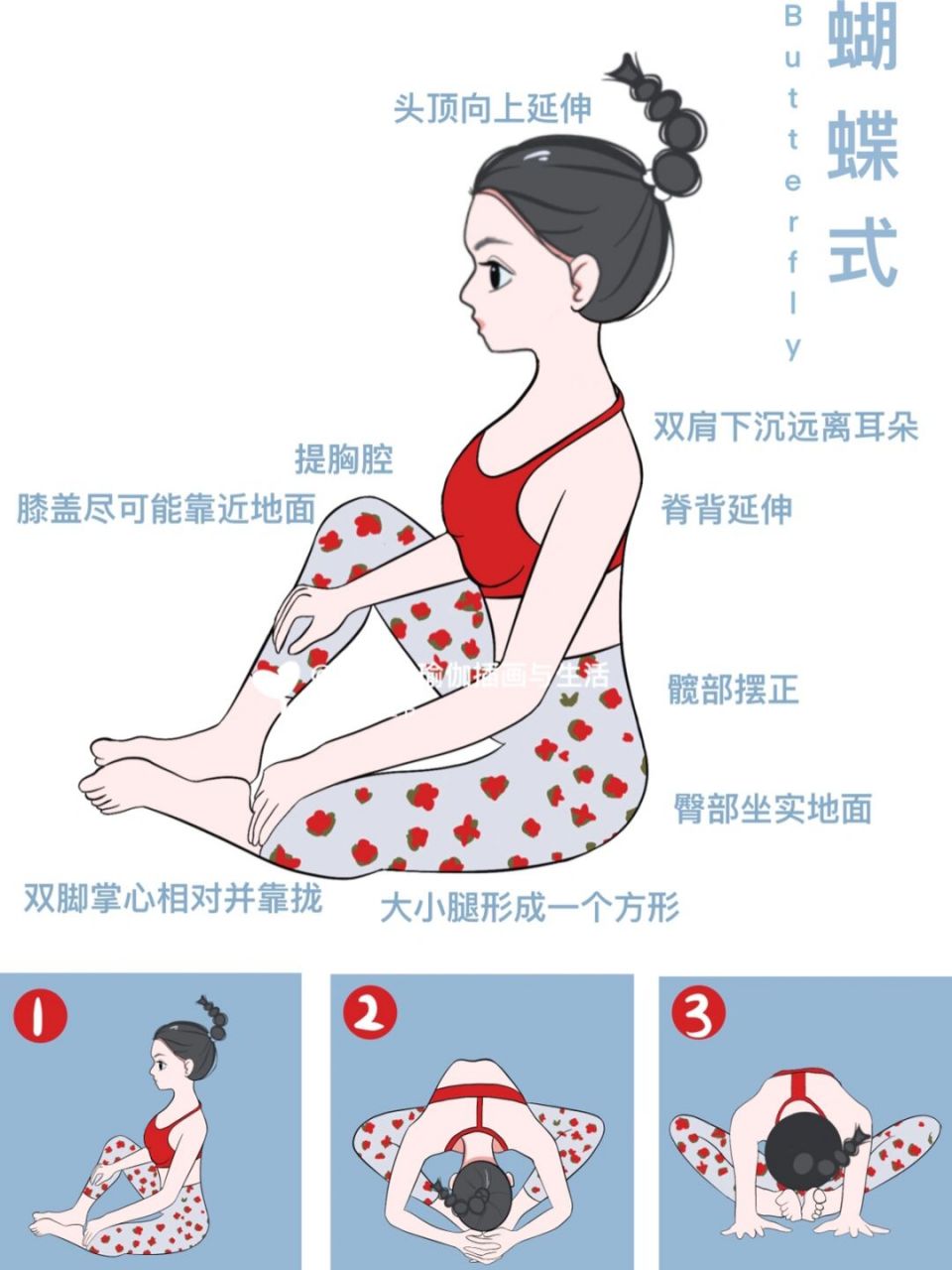 安利给所有瑜伽女孩—阴瑜伽蝴蝶式 又补充的吗?