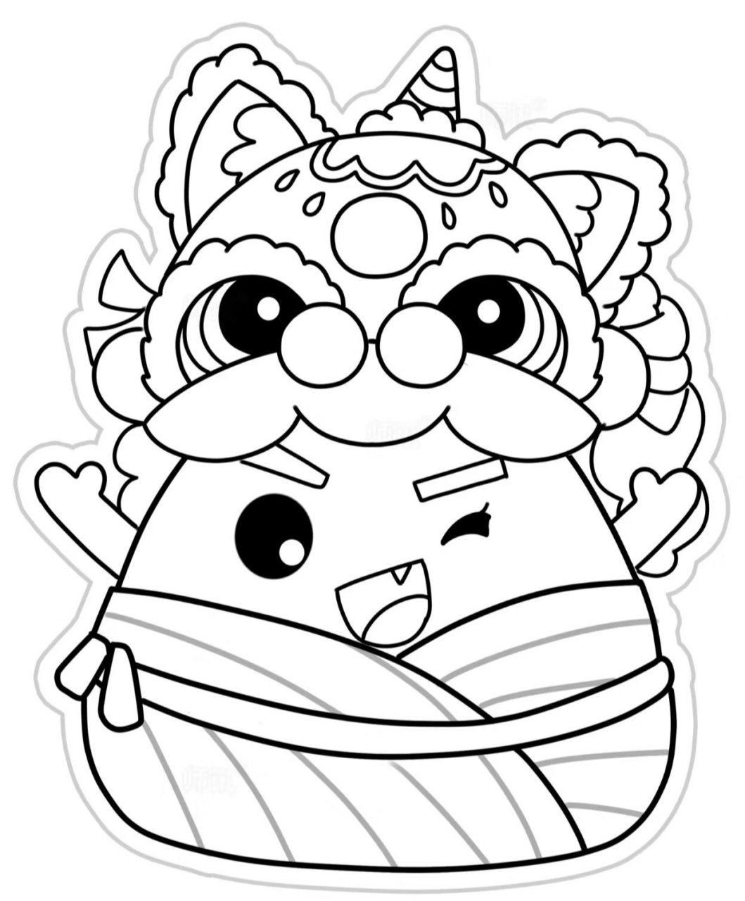 端午节简笔画扇子 端午节绘画