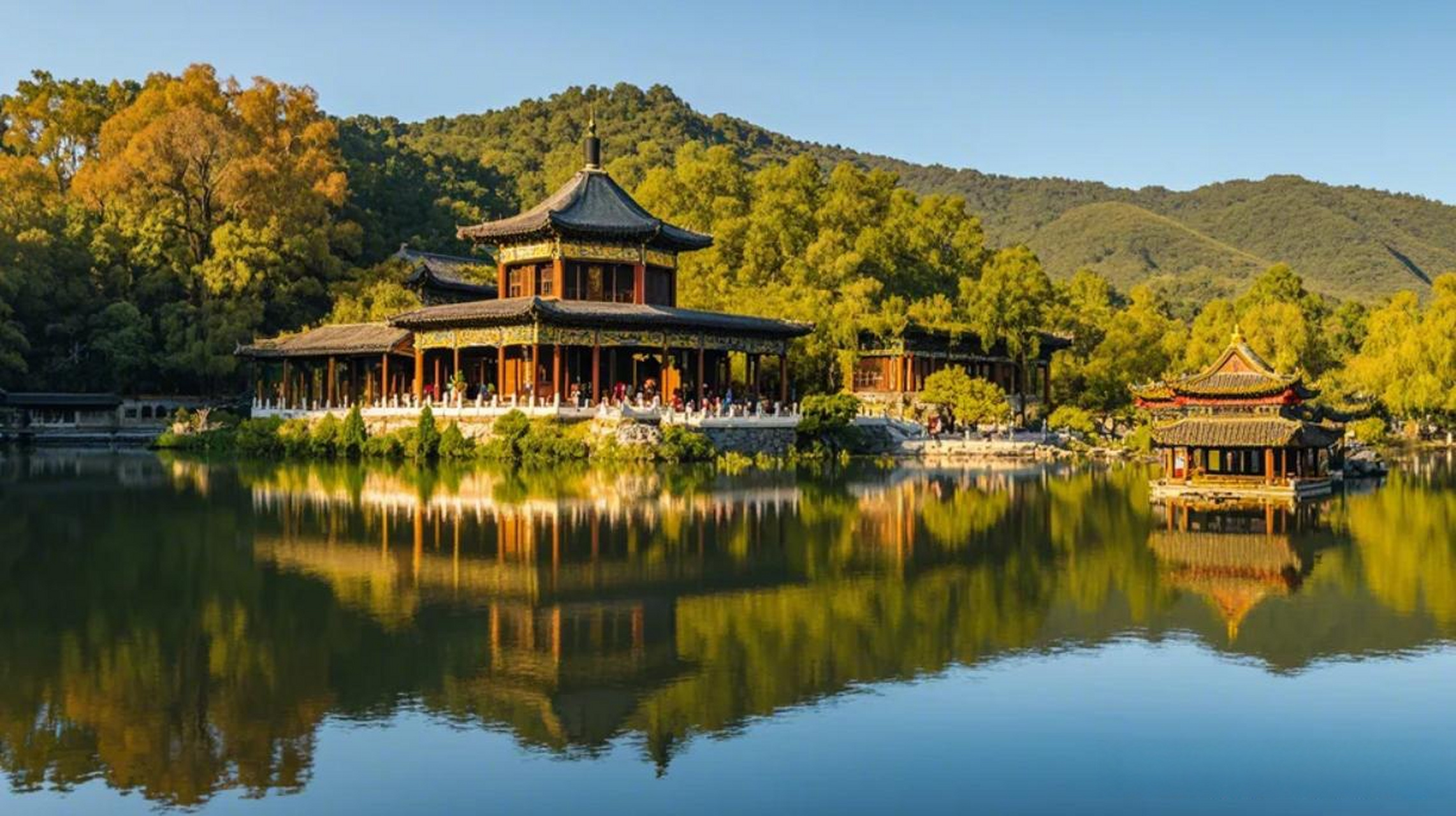 妙笔生花创作挑战夏日生活打卡季避暑山庄的古今对比 在中国古代,避暑