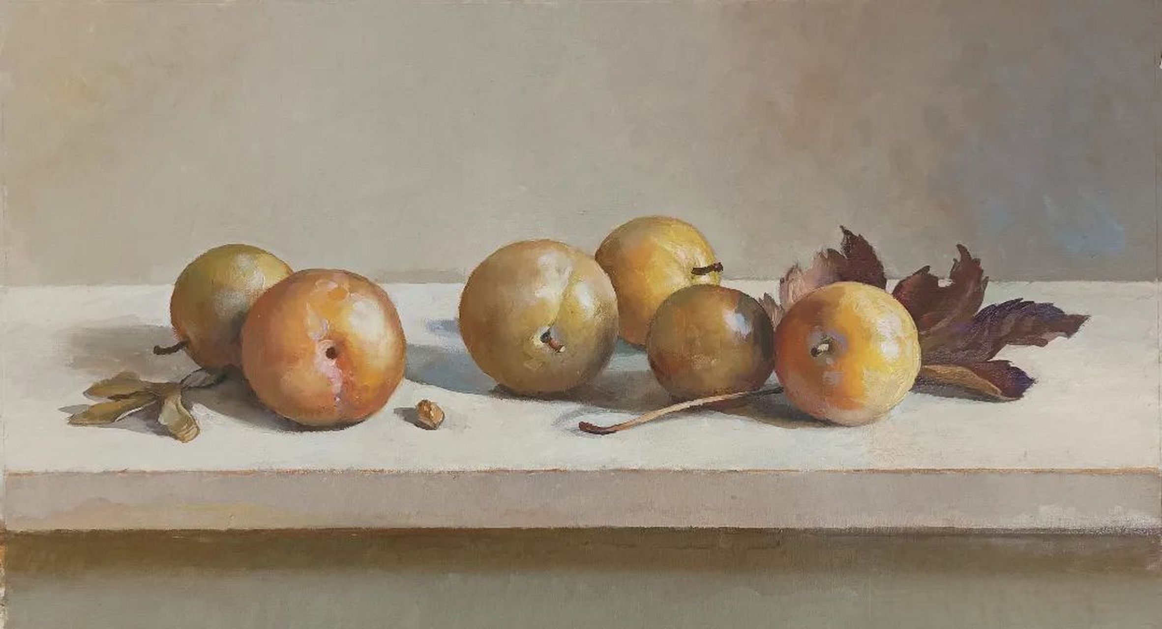 艺术家亚历山大·扎卡尔斯基静物油画