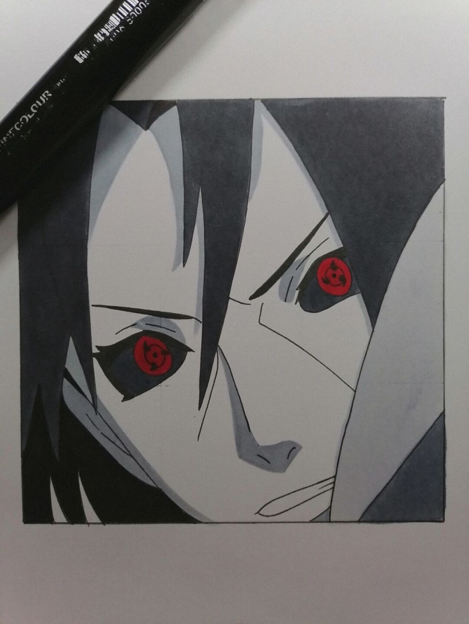 秽土鼬 #火影忍者# #手绘教程# #鼬