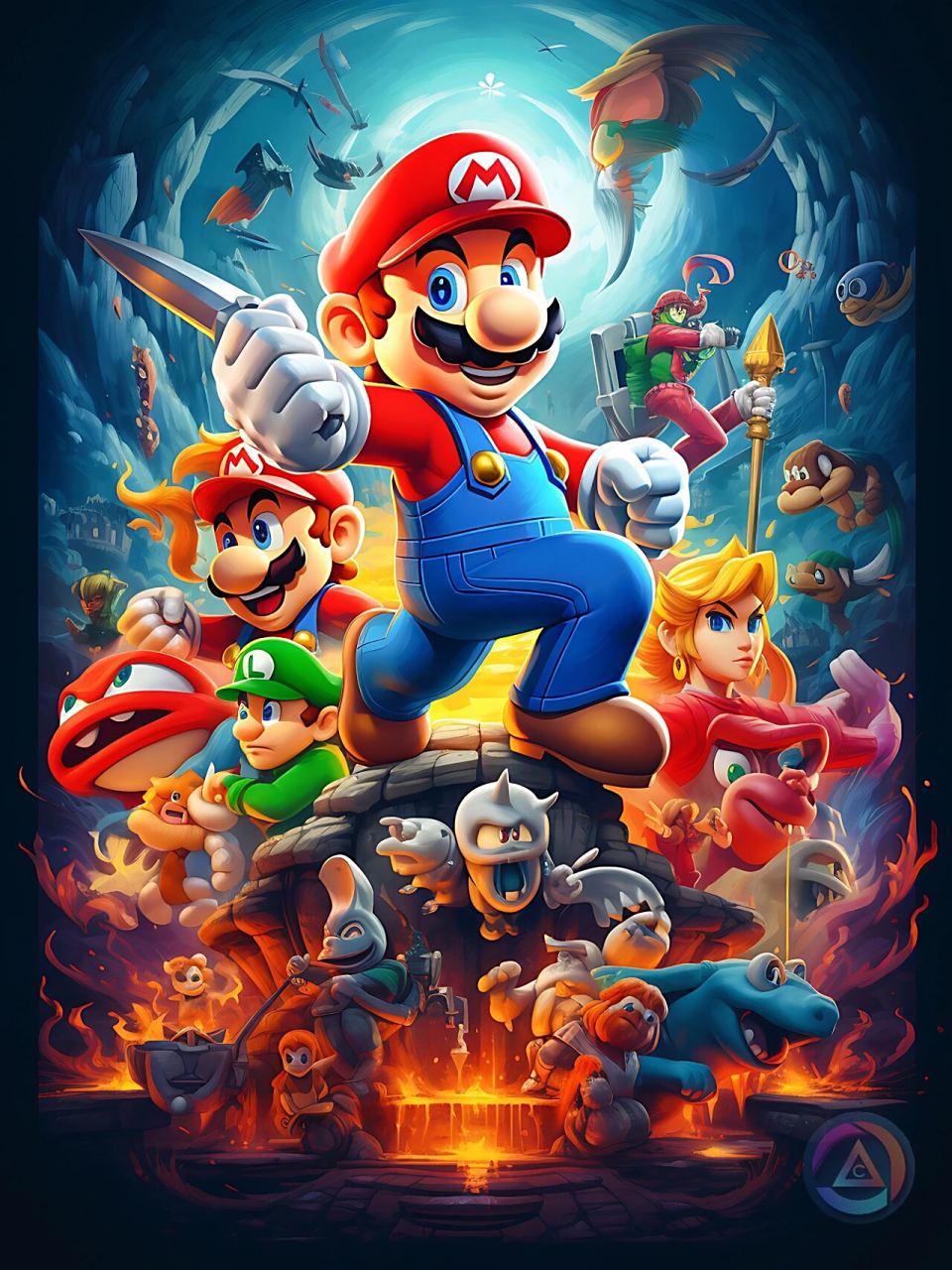 5.4k超清壁纸 | 超级马里奥派对10全明星