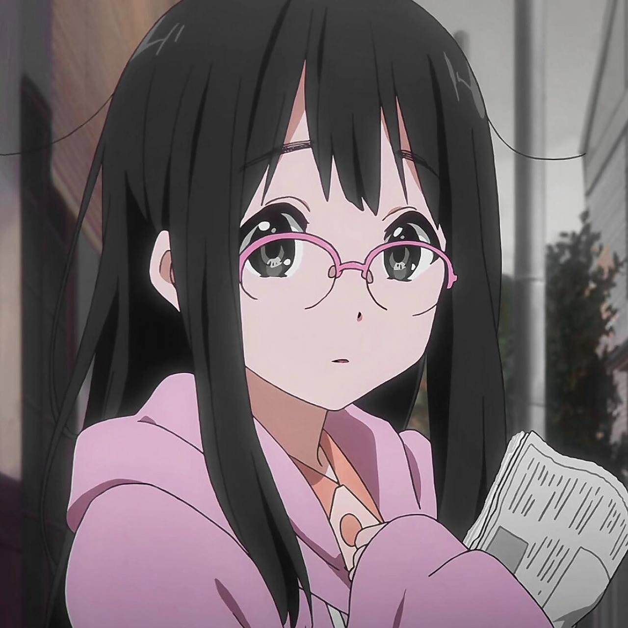 动漫头像「玉子的爱情故事」 眼镜妹玉子~ 自截自调 二传注明 礼貌