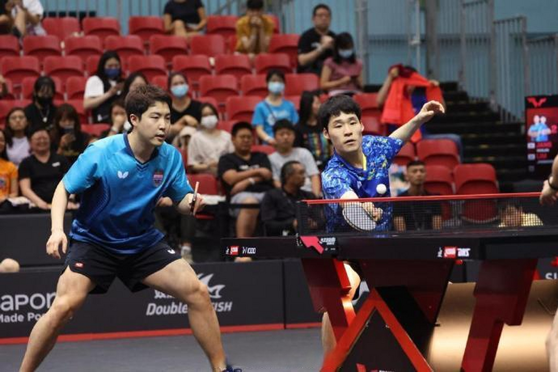 韩国乒乓球队举办杭州亚运会选拔赛,张禹珍,申裕斌,田志希等先后拿下