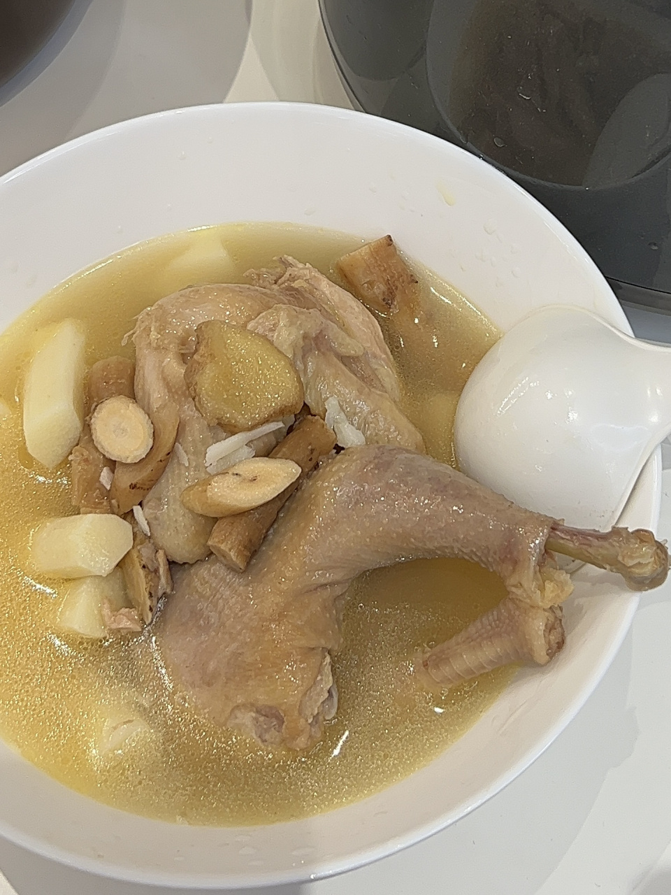 73食材:16615鸡 26615山药 36615党参46615黄芪