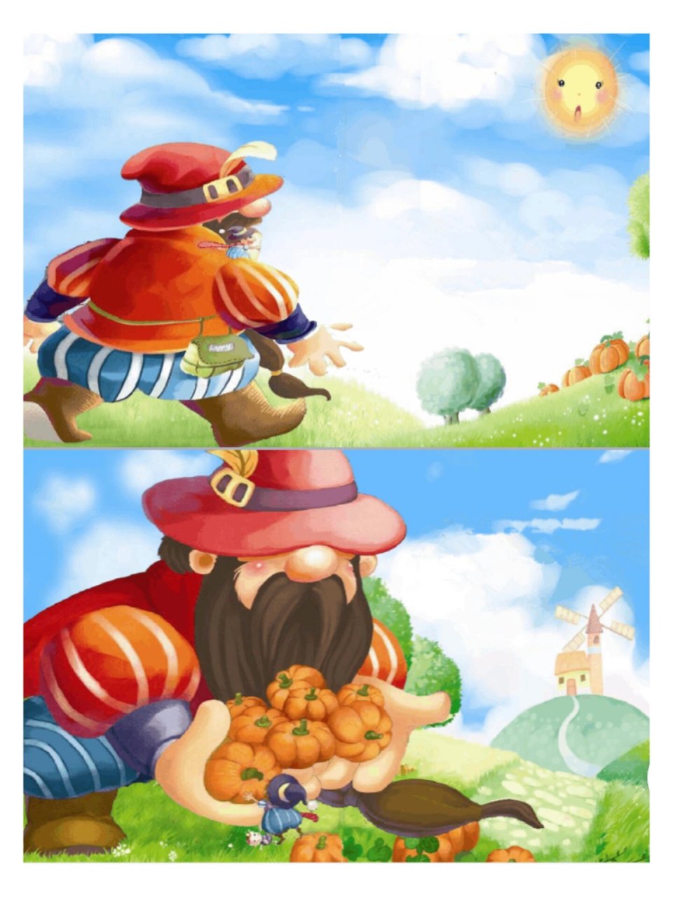 96大班语言优质公开课《小矮人的南瓜》 96教案77课堂视频77