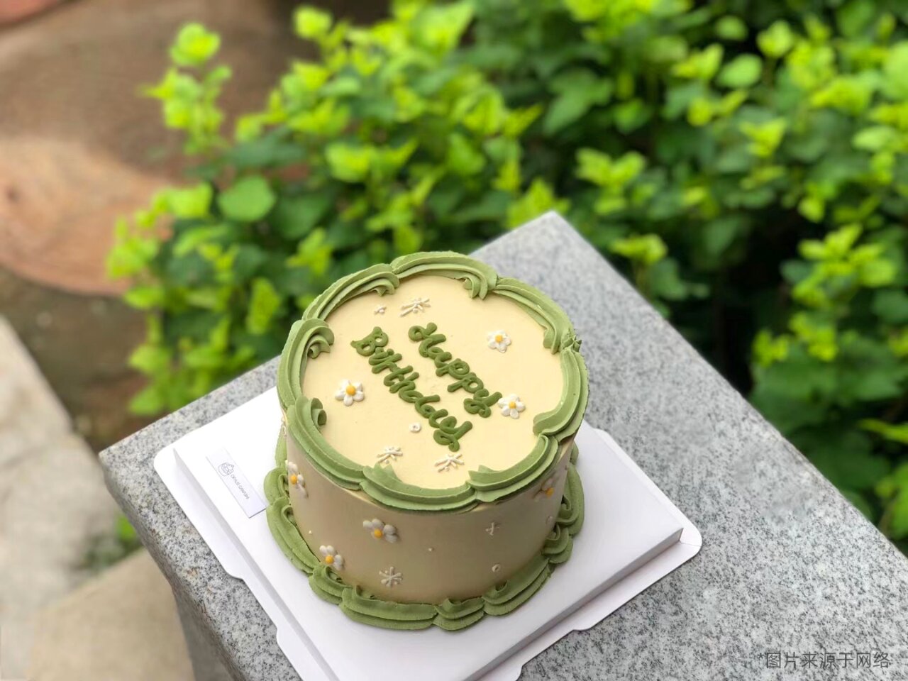 ins风绿色蛋糕 | 调色教程分享