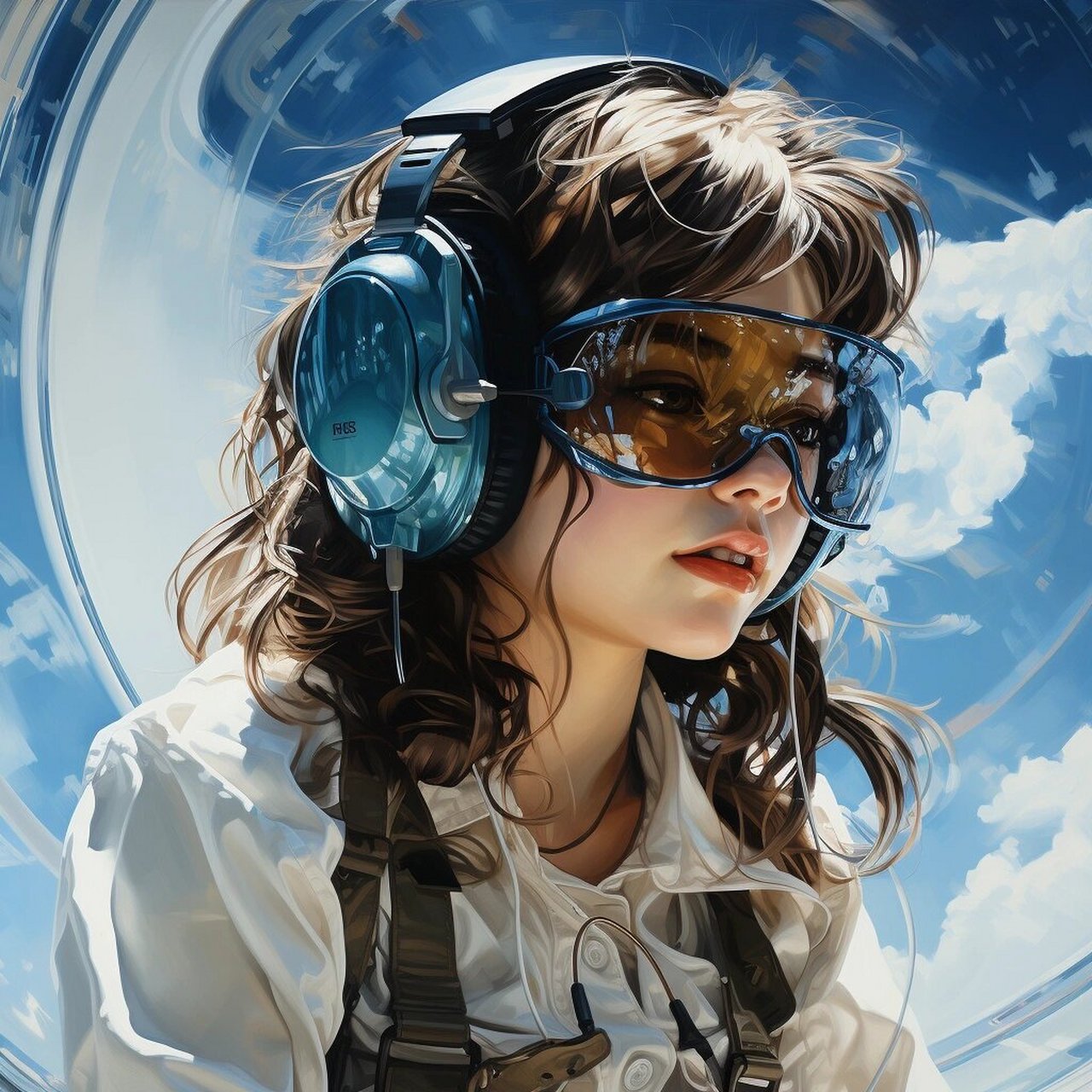 未来战士 | 科技感 | 酷女孩 | 女生头像 未来,你我皆战士