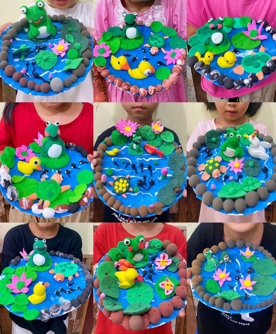 4-6岁手工彩泥《小蝌蚪找妈妈》 4-6岁手工彩泥《小蝌蚪找妈妈》