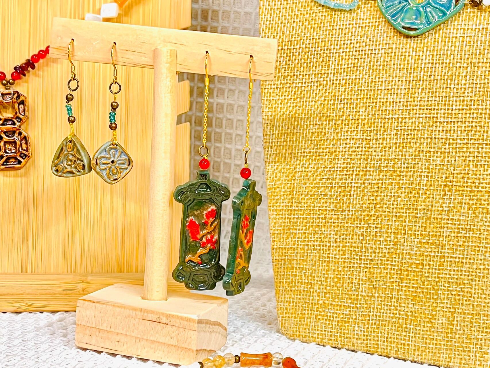 大学毕设-陶瓷文创产品设计 以"满洲窗"为文化背景,进行的文创产品