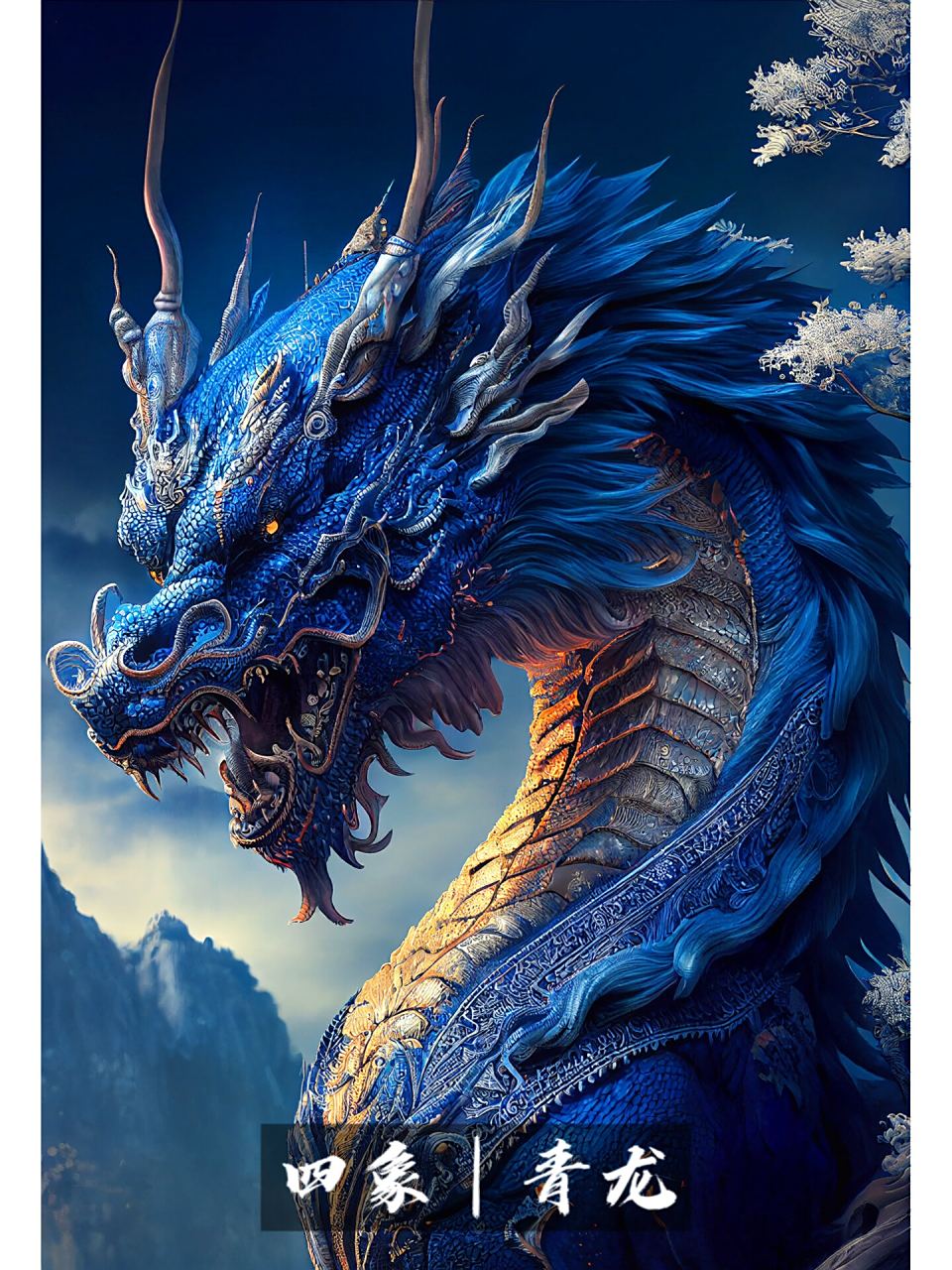 山海降临 61 四象神兽 青龙:东方神,权利的象征 白虎:西方神,尊贵的