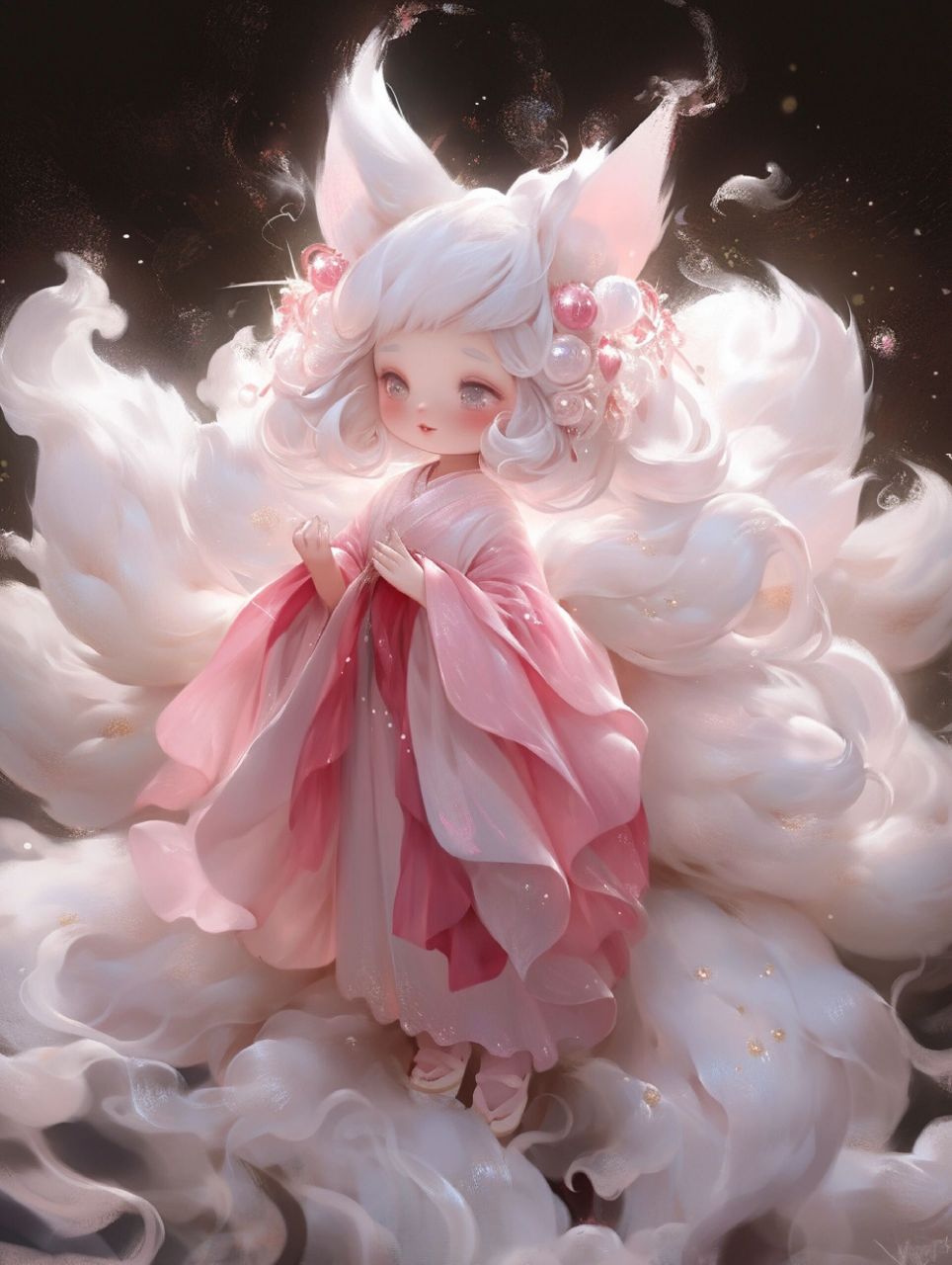 可可爱爱没有脑袋|九尾小狐仙7图头像壁纸 九尾狐也可以可可爱爱的