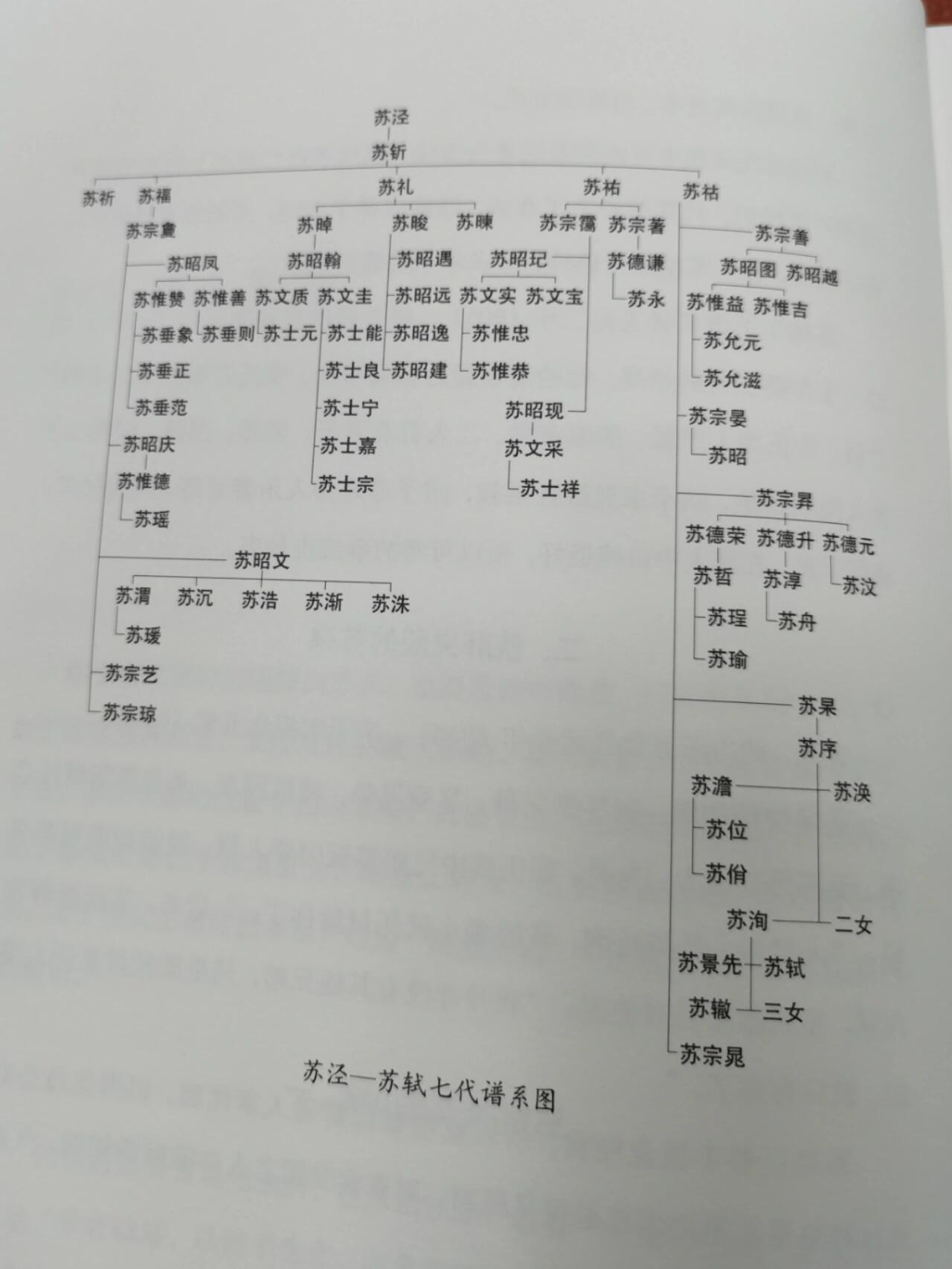 苏轼的子孙名单
