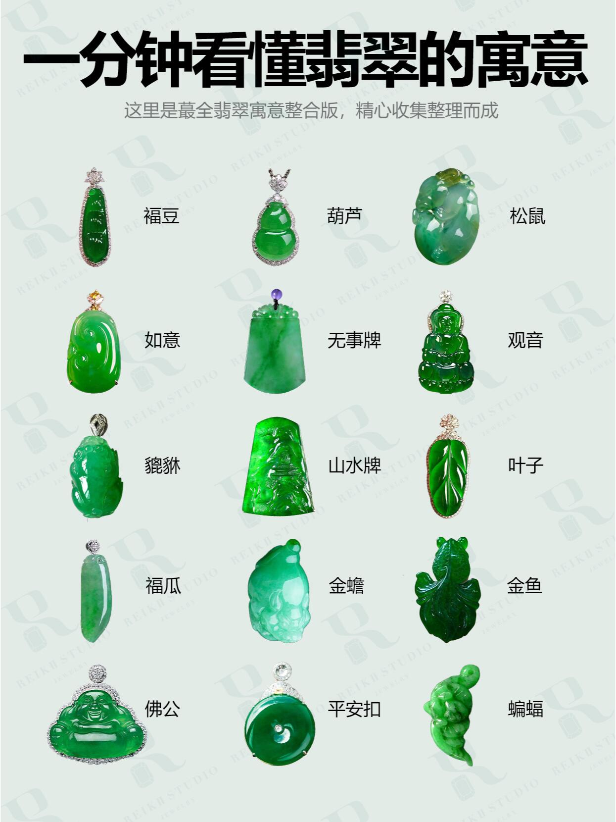 一分钟看懂翡翠🍀的寓意