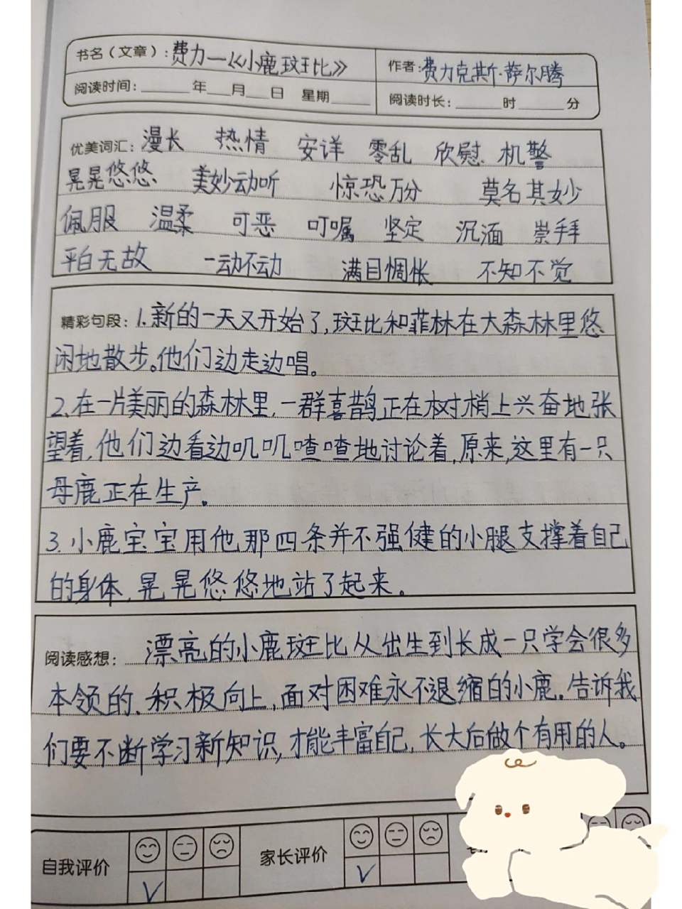 小学生读书笔记 小学生读书笔记