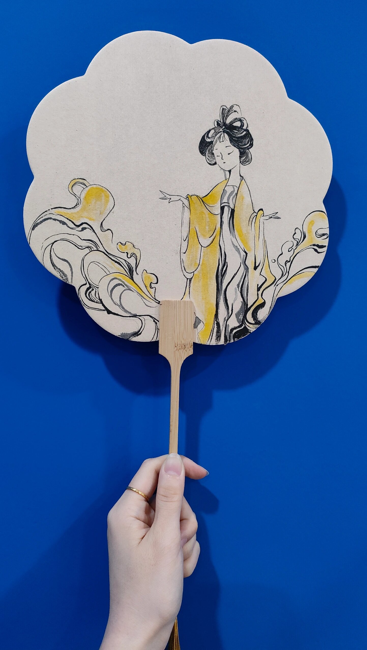 手绘扇子