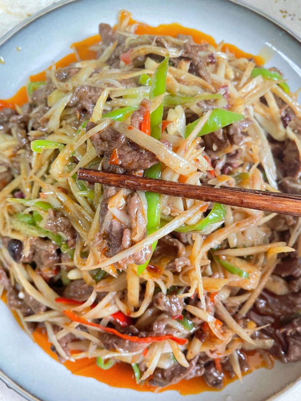 干饭人必备仔姜牛肉丝!谁吃谁知道!